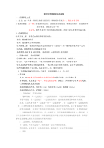 初中溶液知识点及习题