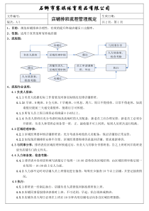 店铺排班表管理流程