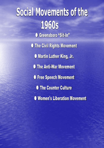 英语国家概况Unit-9-Social-Movements-of-the1960s