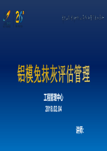 7铝模免抹灰评估制度