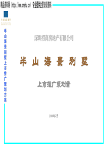半山海景别墅上市推广策划案（PPT67页）