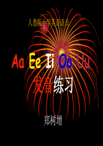 人教版小学英语语音复习1