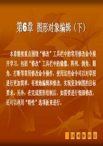 autocad2007教程第6章