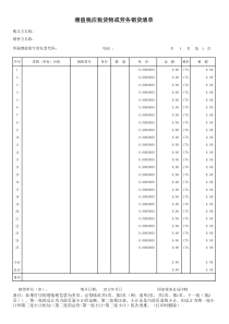增值税发票销售清单模板