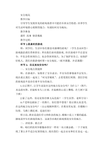 安全地玩-教学设计