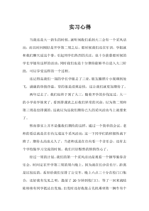 音乐系实习心得