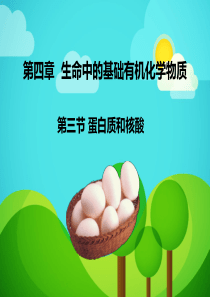 新人教版选修5第四章第三节蛋白质核酸课件