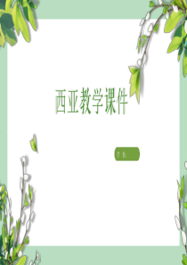 高中区域地理西亚课件