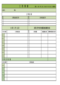 公司工作周报
