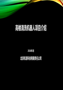 高楼清洗机器人项目计划书（PDF32页）