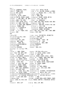 初三学生必须掌握的超纲词汇