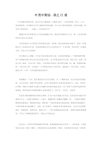 叶茂中策划：我之CI观