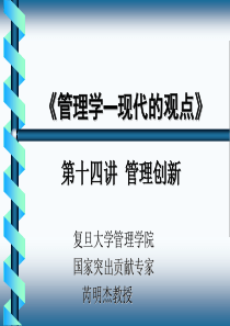（14）管理创新