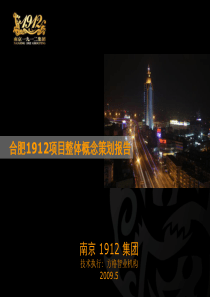 合肥1912创新文化商业街区项目定位及概念策划(XXXX)