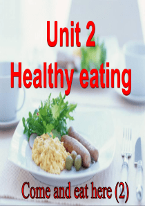 人教版必修三healthy-eating-公开课