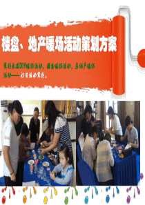 周末节假日DIY暖场活动策划方案（PPT23页）
