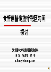 食管癌精确放疗靶区勾画探讨