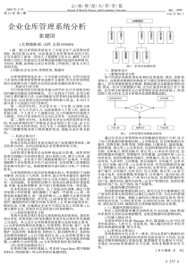 企业仓库管理系统分析