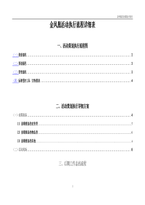 全套完整的详细活动策划执行方案(最完整的项目策划与执行表)