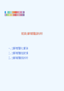 第五章-土壤环境质量环境监测与评价-(63片)【质量精品】