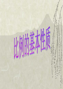 人教版六年级数学下册《比例的基本性质》课件PPT