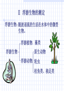 项目一微型生物监测-浮游生物的测定(精)