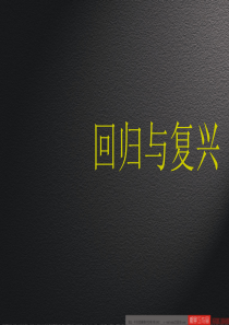 回归与复兴（项目产品设计策划概念）--luo2801