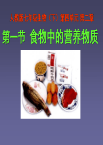 生物：2[1].1《食物中的营养物质》课件(人教版七年级下)