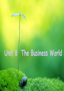 中职英语课件-Unit-8-The-Business-World
