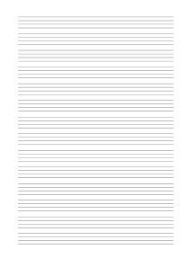 历史上最好用的英文四线格A4纸打印word模板