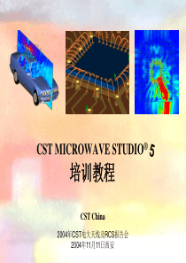 CST+MWS+培训教程
