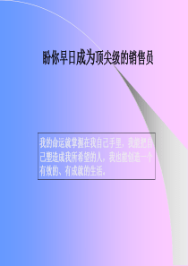 如何成为顶尖的销售员
