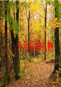 五年级上册《十年后的礼物》PPT(语文S版)【语文课件】