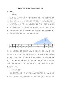 某桥梁箱梁满堂支架施工方案