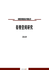 街巷空间及案例专题研究精品