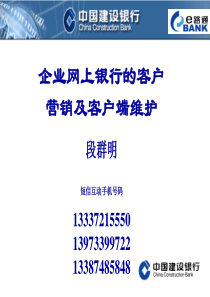 00企业网银客户营销及操作指南--重点