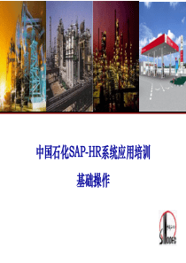 中国石化SAP-HR系统应用培训――基础操作