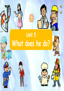 新版PEP小学英语六年级上册unit5 What does he do A lets learn
