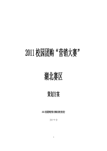 2011校园营销大赛策划方案