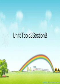 仁爱版七年级下册Unit5Topic3SectionB-练习