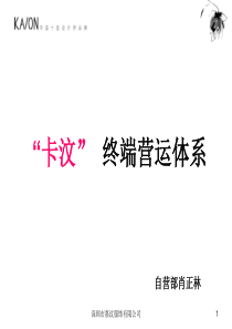 000卡汶终端营运体系
