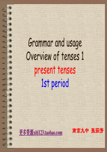 高二英语牛津英语模块6 Unit1 Grammar1 05 Grammar and usage