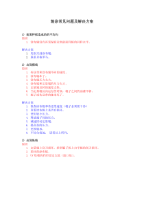 辊涂常见问题及解决方案
