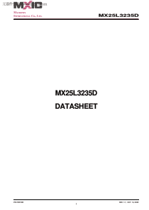 MX25L3235DM2I-12G中文资料
