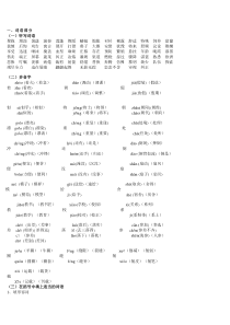 人教版小学语文小学三年级语文下册期末总复习资料