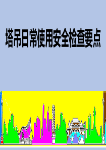 塔吊安全检查要点