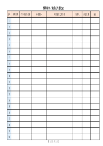 领用印章登记簿