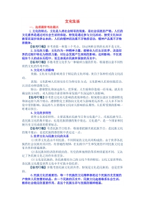 文化生活易错点