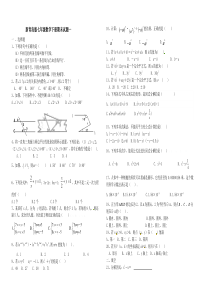 新青岛版七年级数学下册期末考试卷