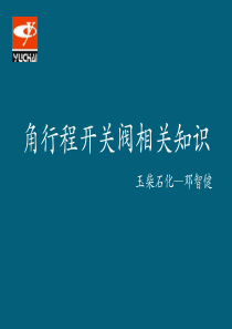 角行程开关阀